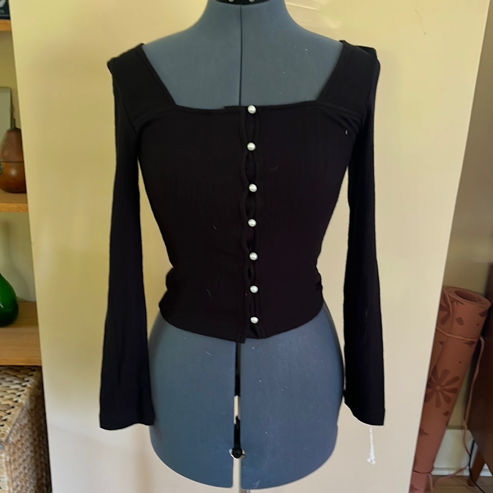 Petite Studio New York brand new with tags XXS button up blouse